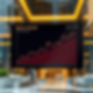 Market analysis chart depicting investment potential