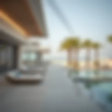 Luxurious beachfront accommodation options near Marjan Island Beach