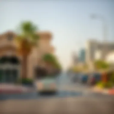 Historical landmarks along Mina Road reflecting the cultural heritage