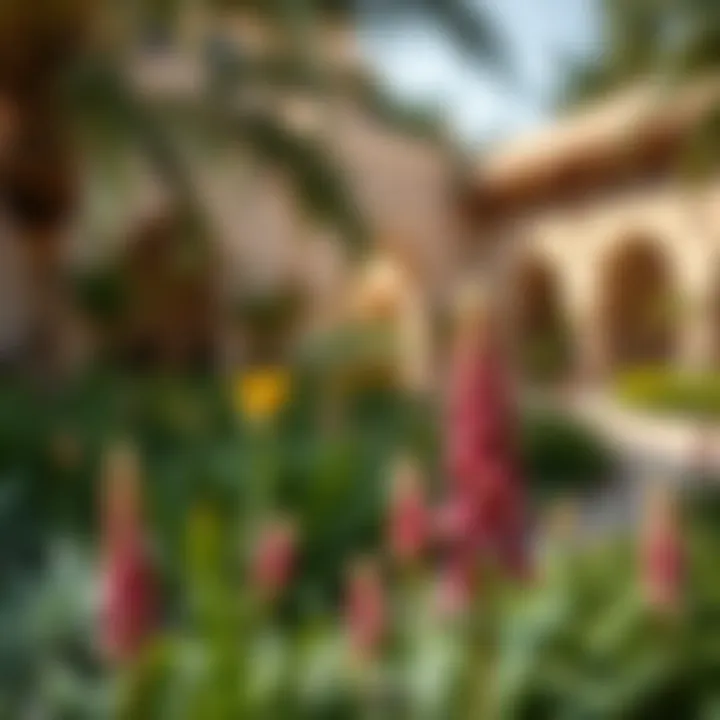 A diverse collection of flora native to Nad Al Hammar Gardens