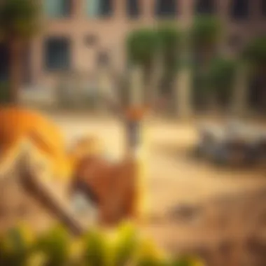 The striking Arabian Gazelle, a symbol of the region's wildlife.