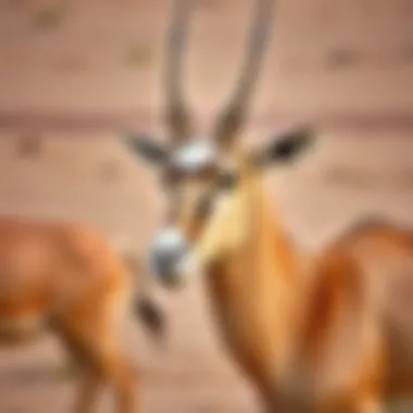 A beautiful Arabian Oryx, representing resilience and heritage.