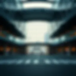 Scenic view of Dubai Marina Mall parking entrance