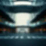 Dubai Marina Mall Parking Entrance Scenic view of Dubai Marina Mall parking entrance