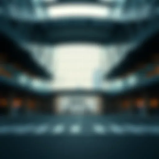 Dubai Marina Mall Parking Entrance Scenic view of Dubai Marina Mall parking entrance