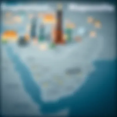 Key Locations for Employment Opportunities Map of the UAE highlighting major cities