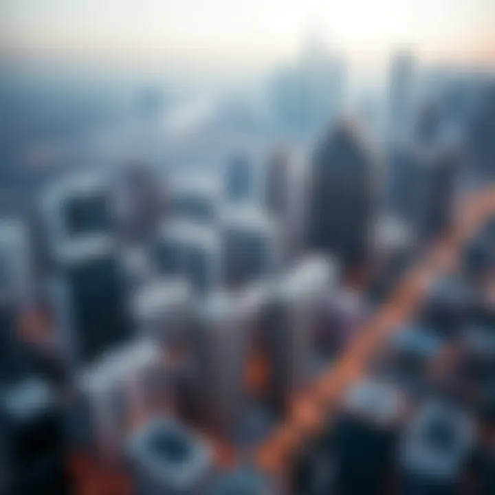 Aerial view of Dubai's skyline highlighting Sobha's developments