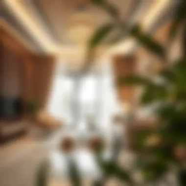 Interior design elements in a Sobha project