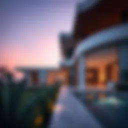 Luxury villa in UAE showcasing modern architecture and opulence