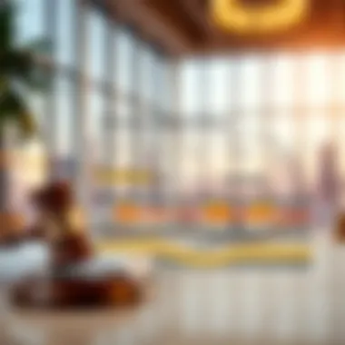 Infographic depicting legal frameworks for loans in Dubai