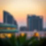 Stunning view of برج الشارقة الجديد showcasing its modern architecture