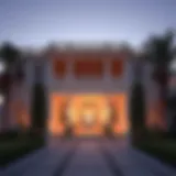 Elegant Palladian villa in Dubai showcasing classical architecture