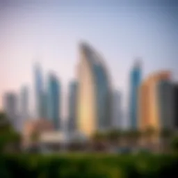 Stunning skyline view of Paragon Dubai showcasing modern architectural design