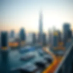 Modern skyline of Dubai showcasing luxury properties