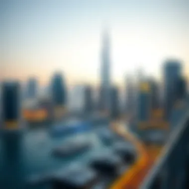Modern skyline of Dubai showcasing luxury properties