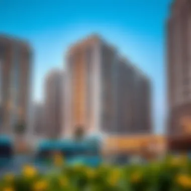 Luxurious residential buildings near 49c Street