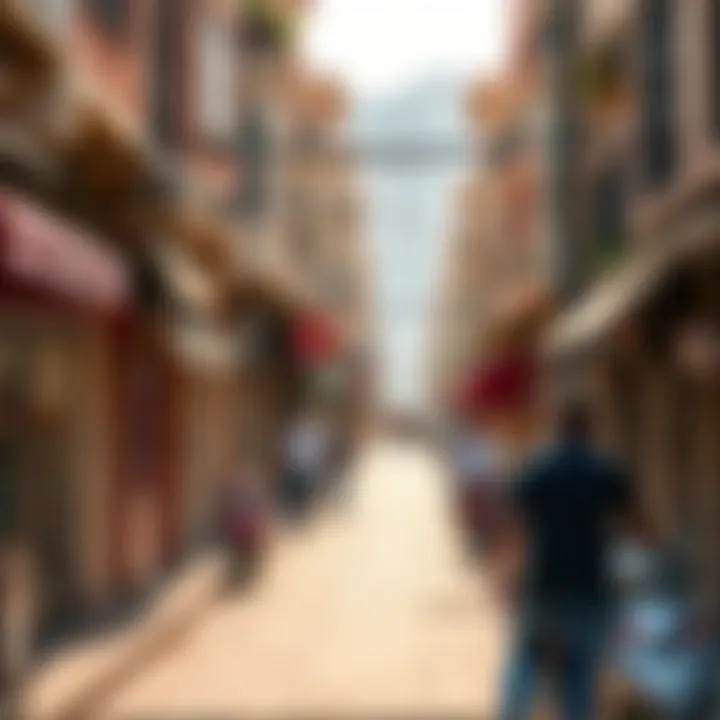 Vibrant neighborhood scene in Deira Al Rigga