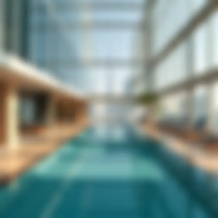 Amenities for Burj Khalifa Residents State-of-the-art amenities available for residents at Burj Khalifa, including a pool and fitness center.