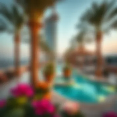 Overview of the luxurious amenities surrounding Sahab Al Emarat Tower