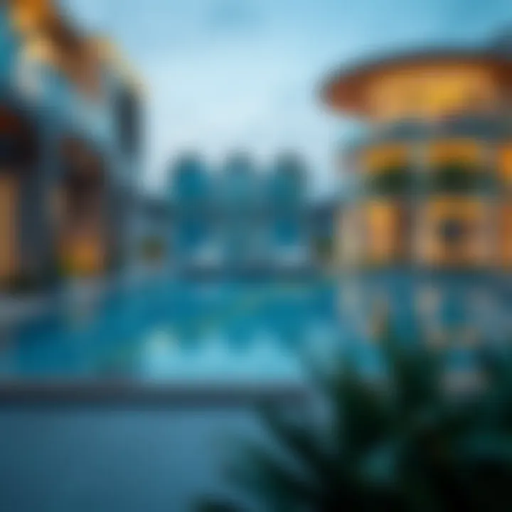 Graph depicting service charge trends in Dubai's real estate