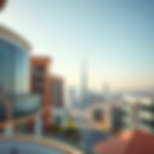 Luxury Short-Term Rentals in Dubai Panoramic view of Dubai skyline showcasing luxury short-term rental apartments
