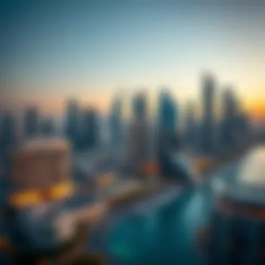 Stunning skyline of Dubai highlighting modern architecture and real estate growth
