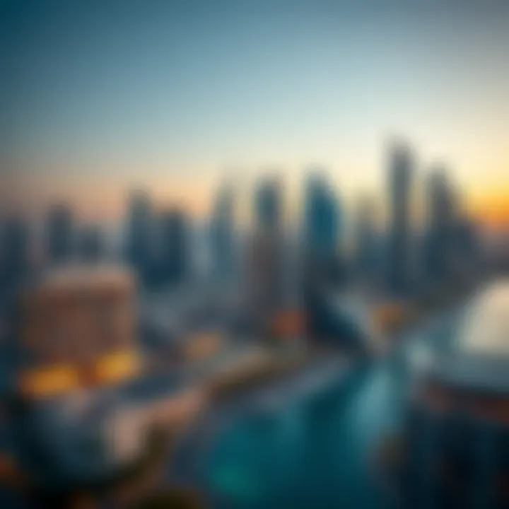 Stunning skyline of Dubai highlighting modern architecture and real estate growth