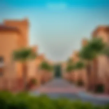 A tranquil residential neighborhood reflecting lifestyle choices and community living