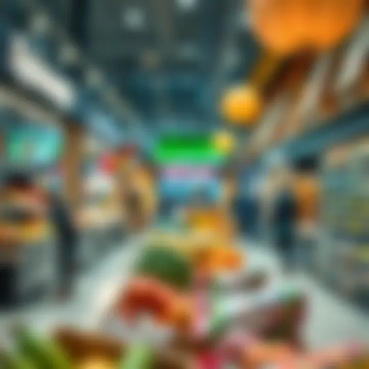 Interior layout showcasing diverse product offerings