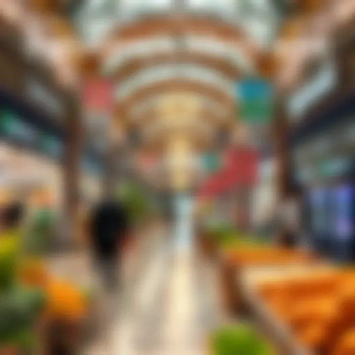 Infographic on market trends influenced by Spinneys Mercato