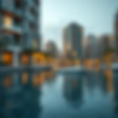 Beautiful waterfront community in Dubai