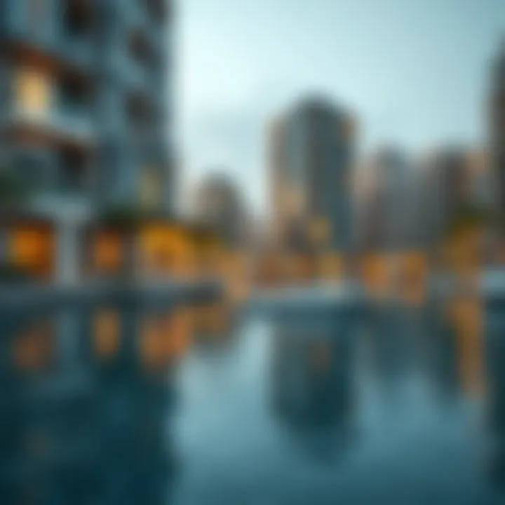 Beautiful waterfront community in Dubai