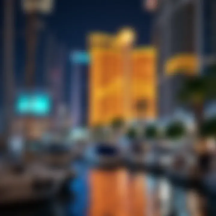 Vibrant Nightlife Around Marina Hotels Vibrant nightlife around Dubai Marina hotels
