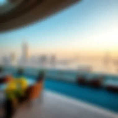 Stunning Waterfront Views from Hotel Terrace Stunning waterfront views from a Marina hotel terrace