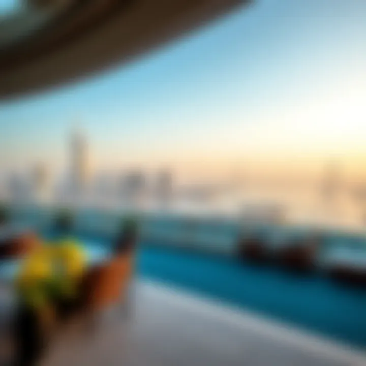 Stunning Waterfront Views from Hotel Terrace Stunning waterfront views from a Marina hotel terrace