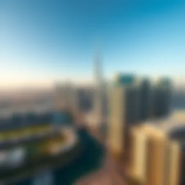 Dubai's Luxury Landscape: A Skyward Evolution An aerial view of Dubai's skyline highlighting luxury developments