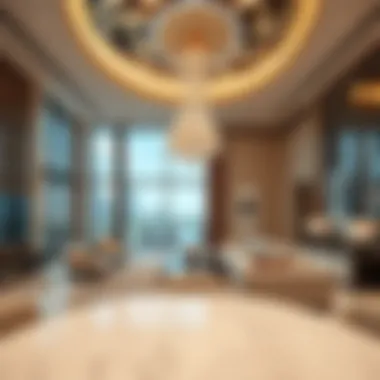 Opulent Interiors: Redefining High-End Living A luxurious interior showcasing modern elegance and artistic detail
