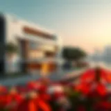 Stunning architectural design of a luxury residence inspired by automotive elegance