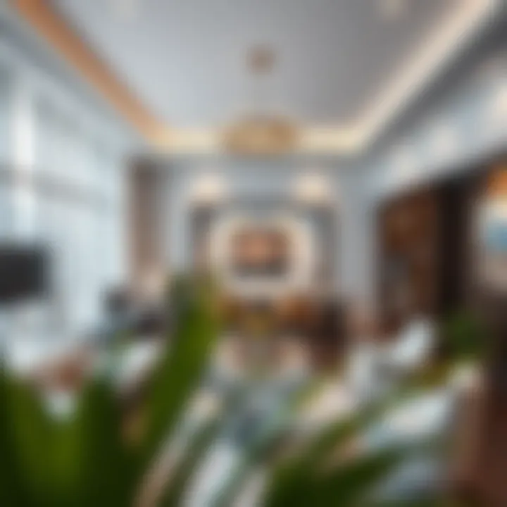 An elegant office setting where real estate transactions take place.