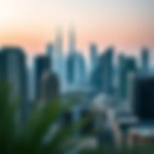 Dubai's Modern Skyline A skyline view of Dubai's real estate market showcasing modern architecture.