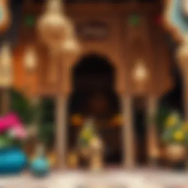 Ramadan Decorations Traditional decorations marking the end of Ramadan