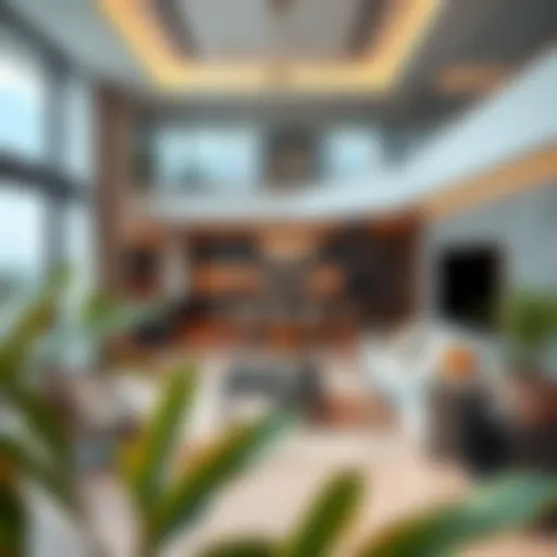 Elegant interior design showcasing modern aesthetics