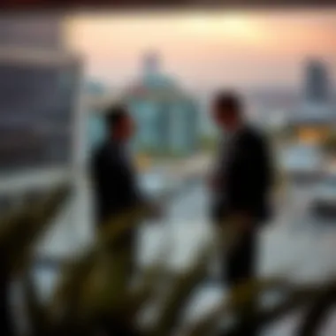 Investment Opportunities for Expatriates Business professionals discussing investment opportunities