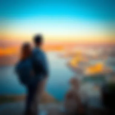 Exploring New Horizons Travelers enjoying a scenic view in a visa-free country