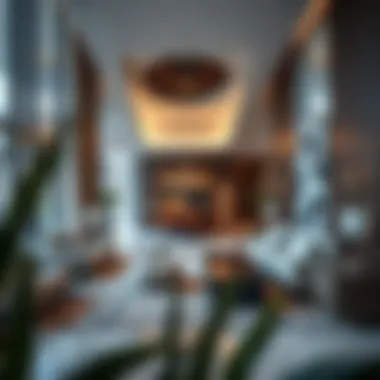 Luxurious residential interiors within Ubora Towers highlighting modern design