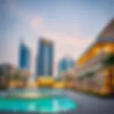 Stunning skyline view of Al Majaz showcasing its modern architecture