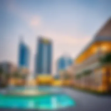 Stunning skyline view of Al Majaz showcasing its modern architecture