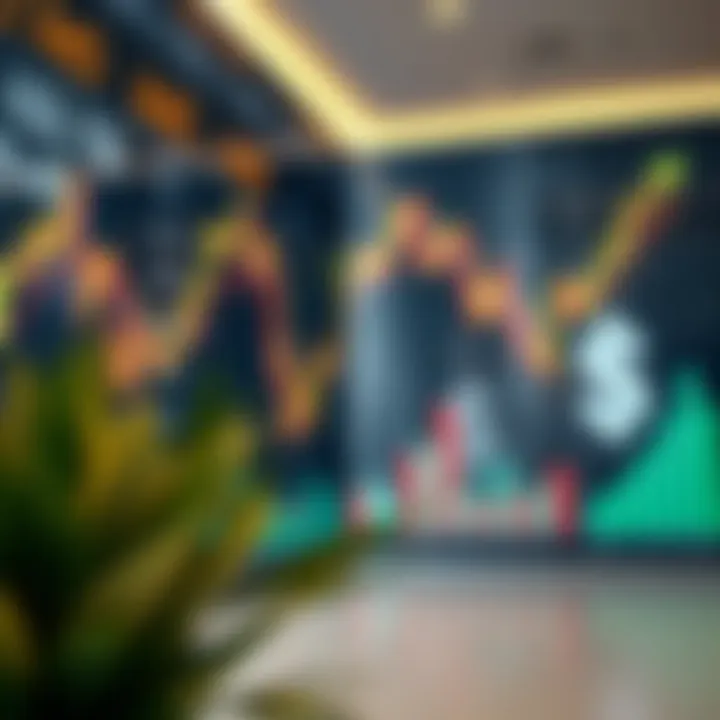 Investment Insights Investment opportunities depicted through financial charts