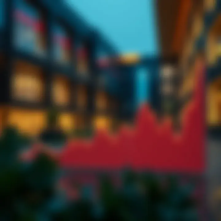 Graph illustrating currency fluctuations