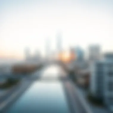 Dubai Skyline and Expatriate Opportunities Dubai skyline representing opportunities for expatriates